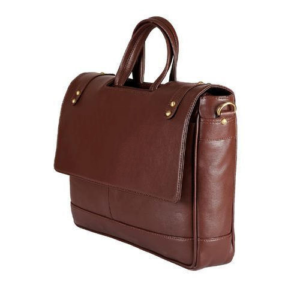 Premium Brown Leather Men's Office Bag